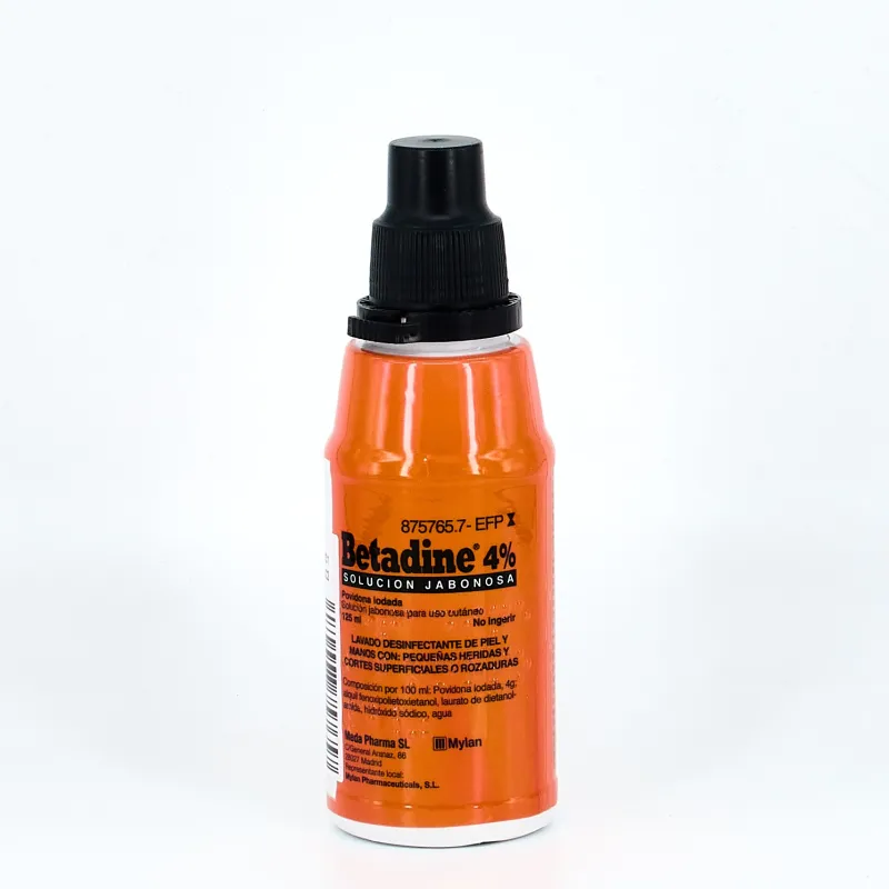 Betadine 4% solución jabonosa 125ml
