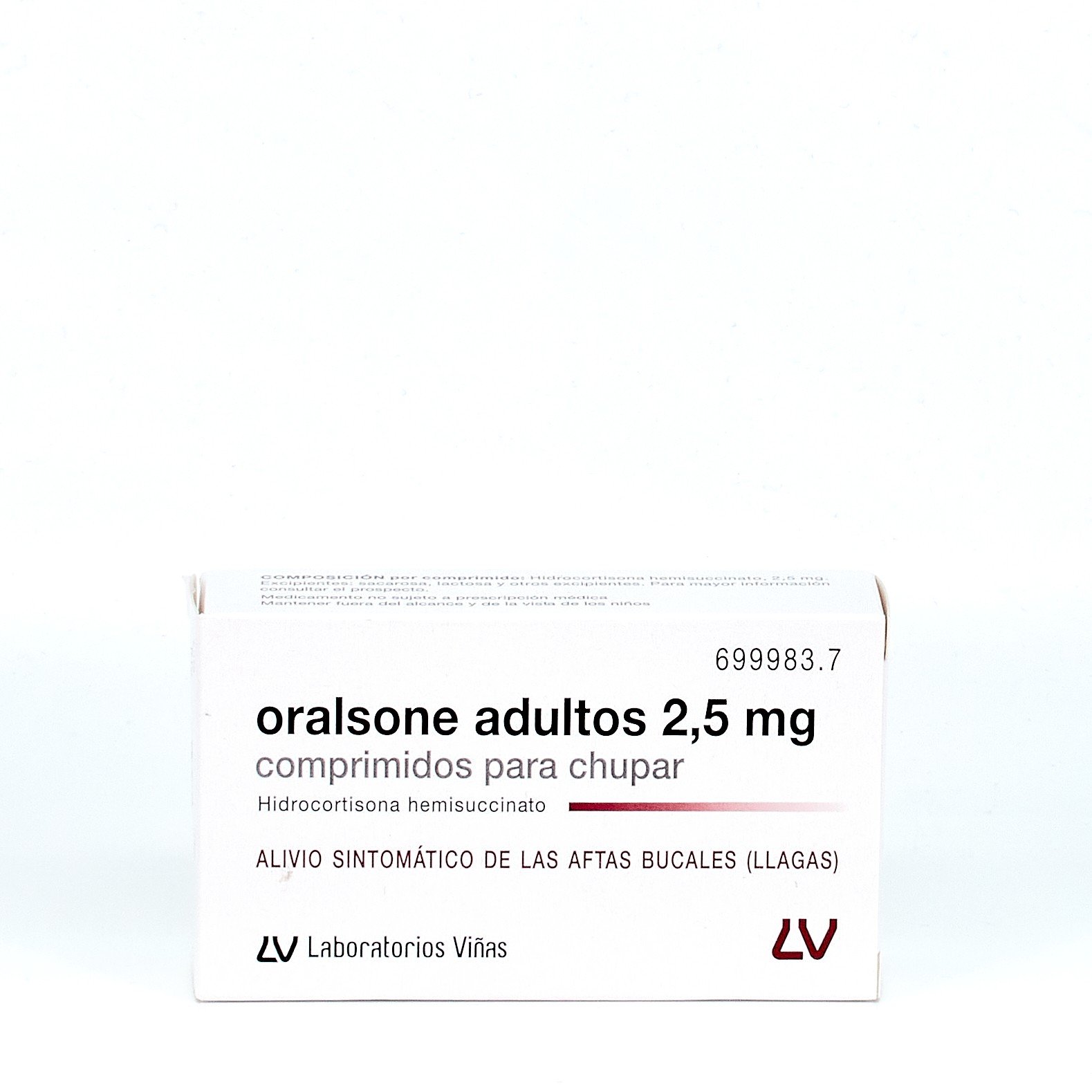 Oralsone adultos 2,5 mg