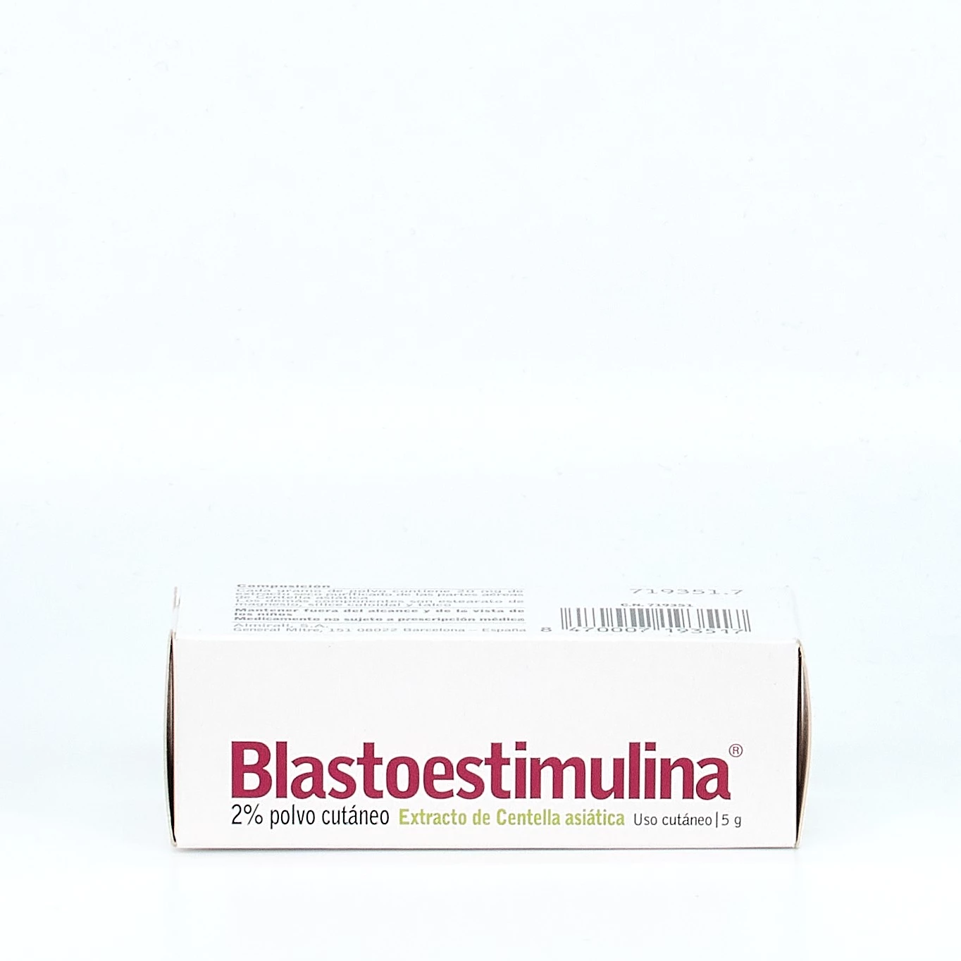 Blastoestimulina 2% polvo cutáneo