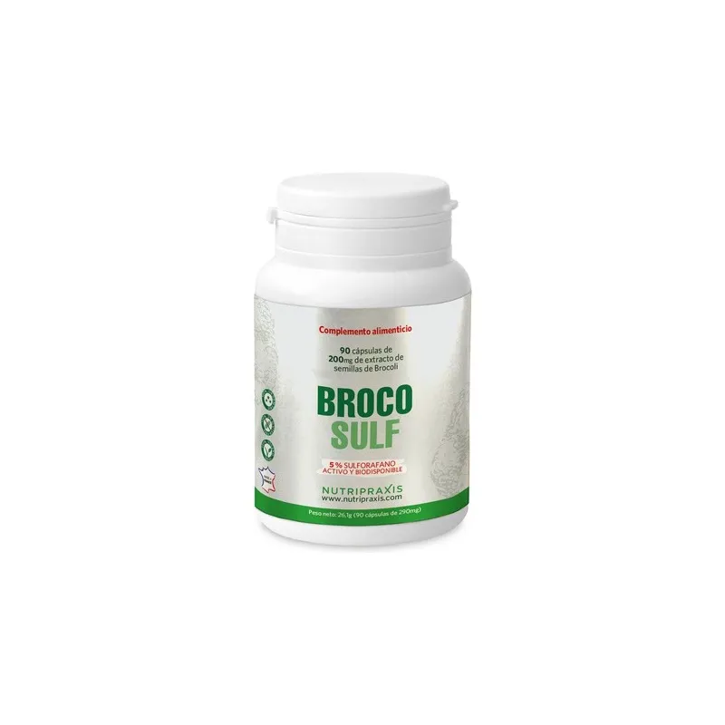 Nutripraxis Brocosulf, 90 cápsulas
