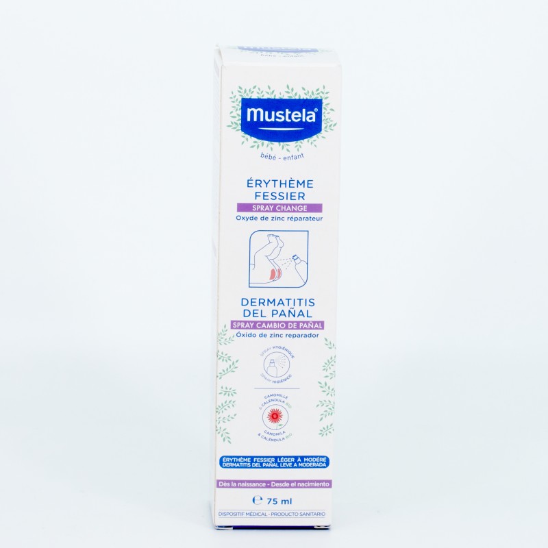 Spray Cambio de Pañal – Crema para dermatitis del pañal – Mustela