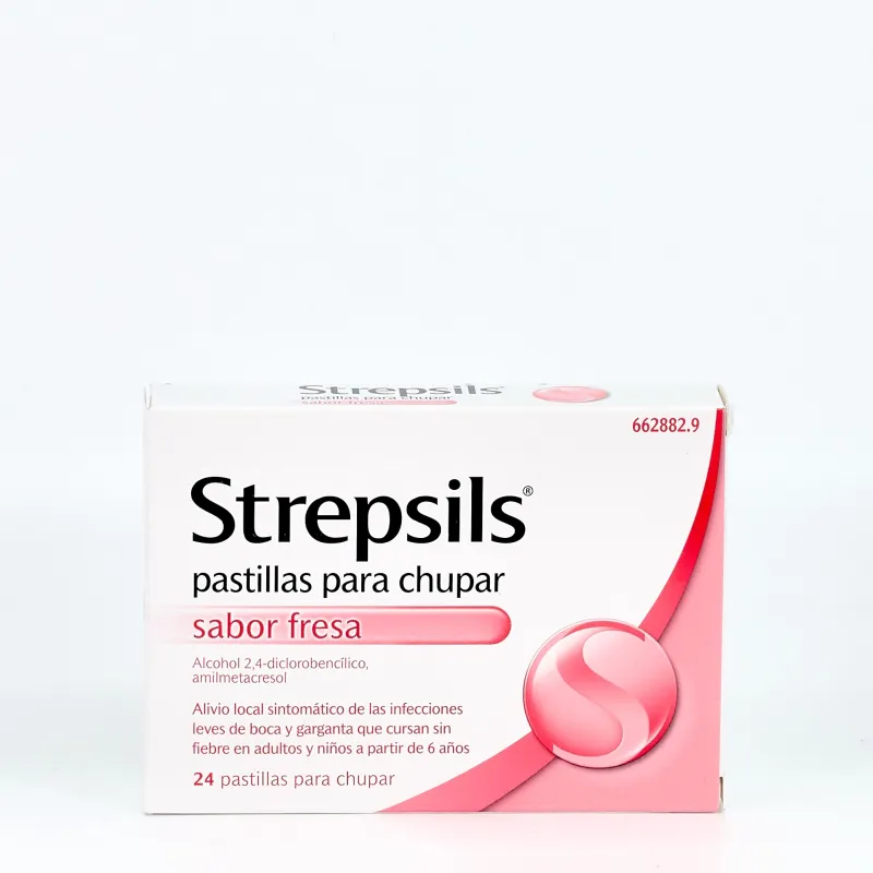 STREPSILS 24 PASTILLAS PARA CHUPAR FRESA STREPSILS 24 PASTILLAS PARA CHUPAR FRESA