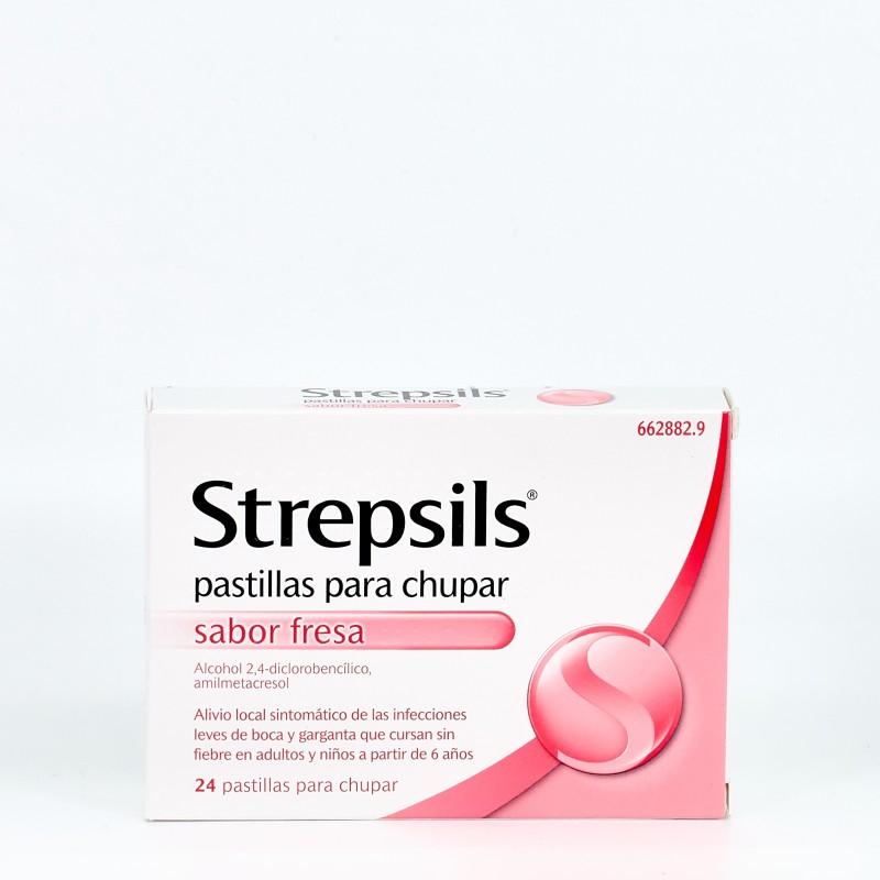 Strepsils 16 Pastillas Para Chupar Fresa - Farmacia Online Barata Liceo.  Envíos 24/48 Horas.