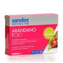 Sandoz Bienestar Arandano Rojo 30 cápsulas