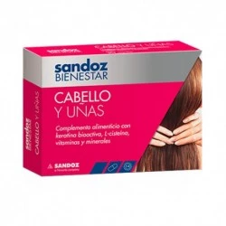 Sandoz Bienestar Cabello y Uñas Triplo, 3x30 Cápsulas