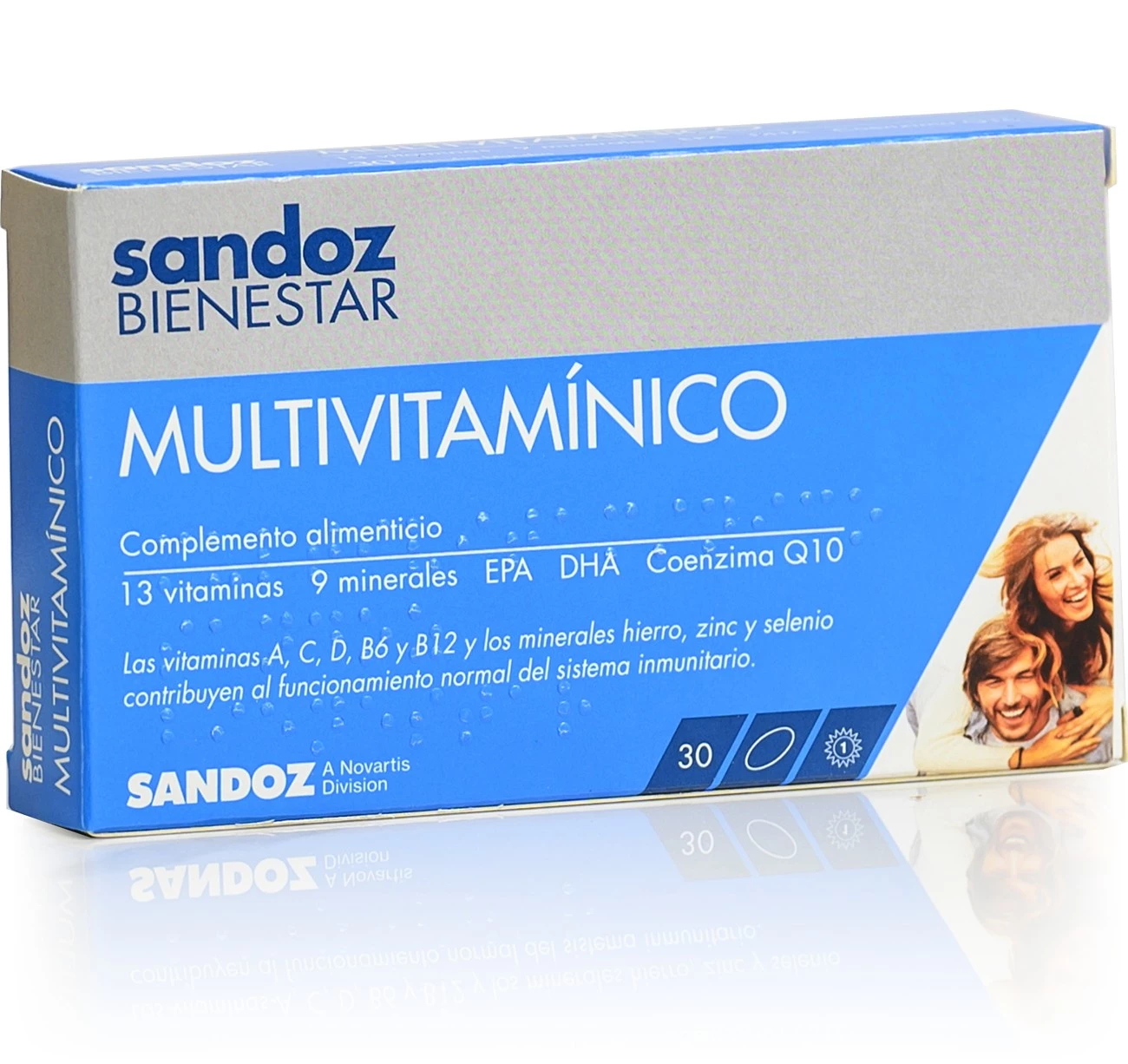 Sandoz Bienestar Multivitamínico Adulto, 30 cápsulas