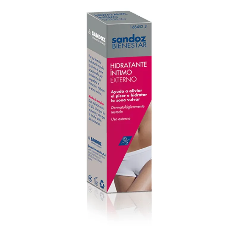 Sandoz Bienestar Hidratante Íntimo Externo, 30 ml Sandoz Bienestar Hidratante Íntimo Externo, 30 ml