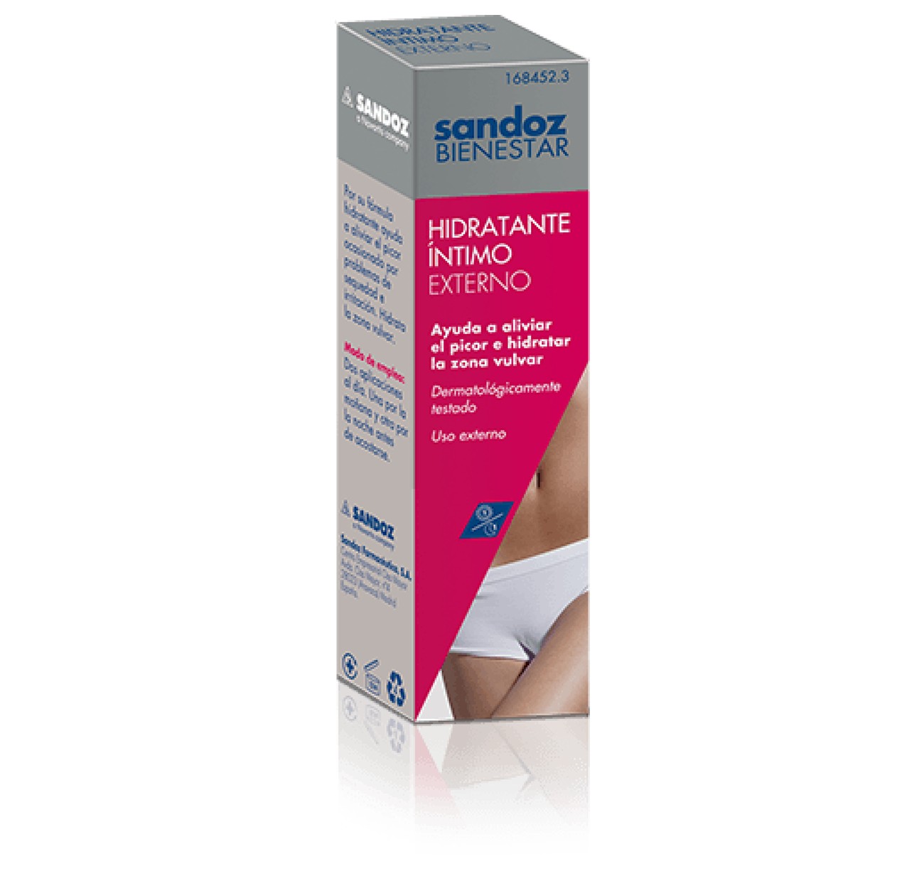 Sandoz Bienestar Hidratante Íntimo Externo, 30 ml