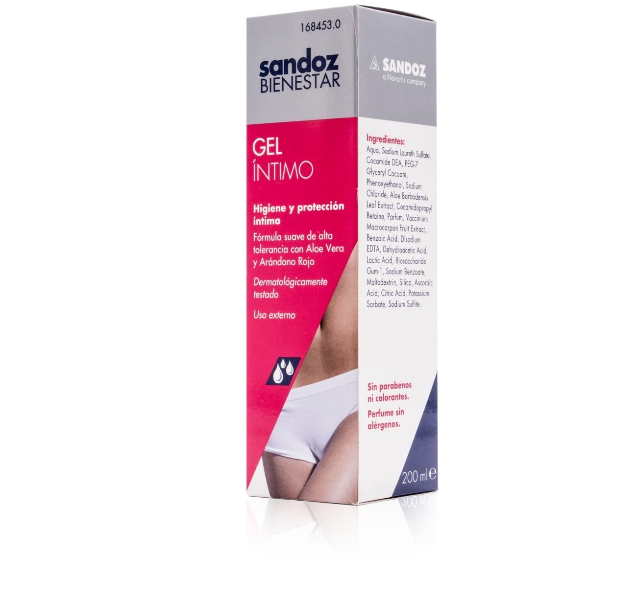 Sandoz Bienestar Gel Íntimo, 200 ml