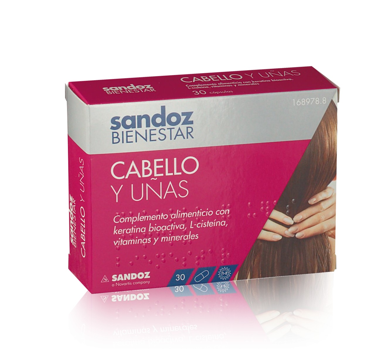 Sandoz Bienestar cabello y Uñas, 30 Cápsulas