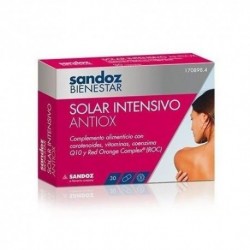 Sandoz Bienestar Solar Intensivo Antiox, 30 cápsulas