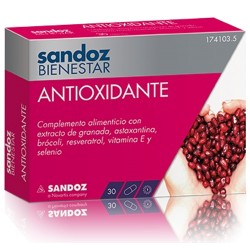 Sandoz Bienestar Antioxidante, 30 Cápsulas