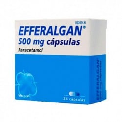 Efferalgan 500 mg, 24 Cápsulas.