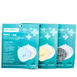 Mascarilla FFP2 Cuadraditos, 1 Ud.