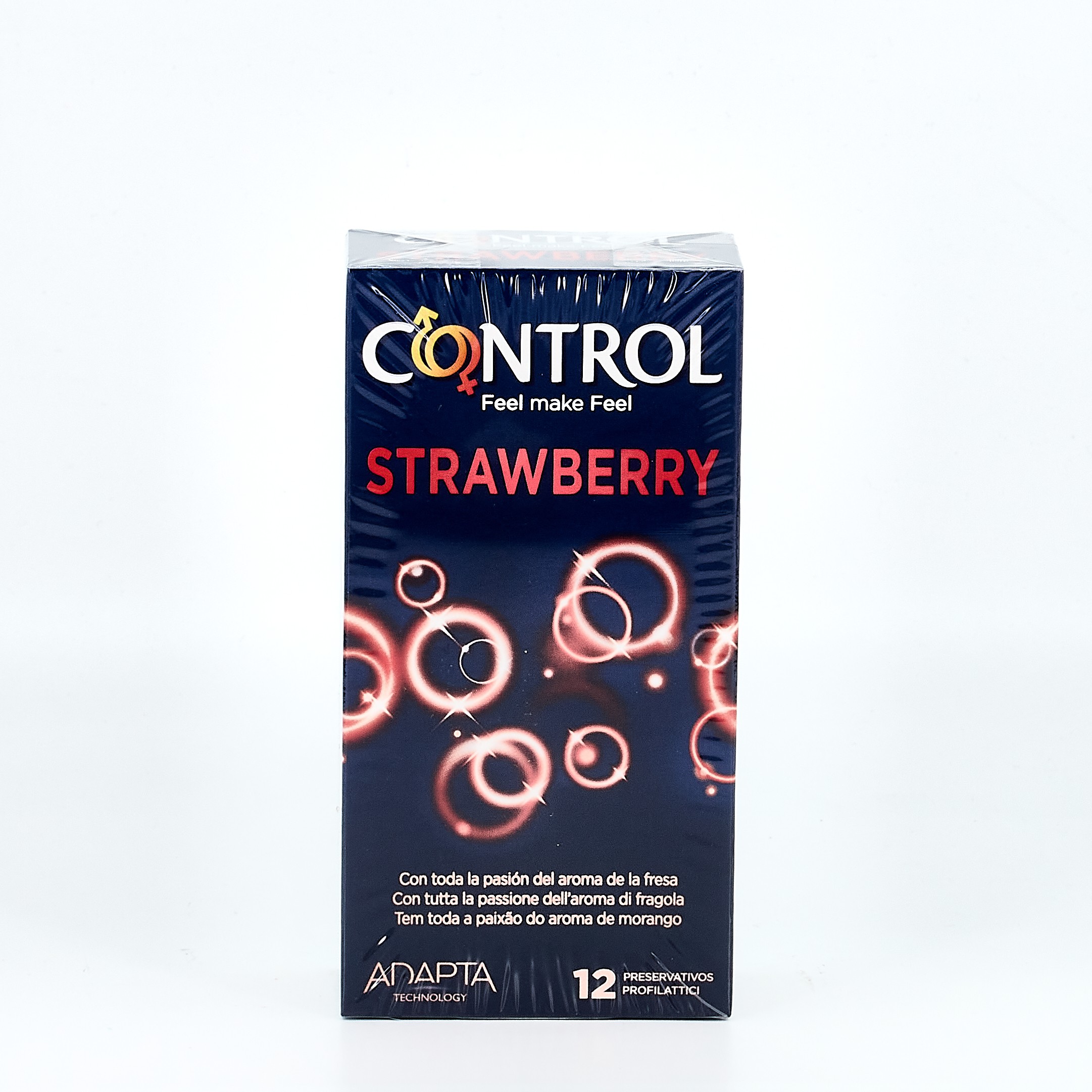 CONTROL STRAWBERRY PRESERVATIVOS 12 UNIDADES