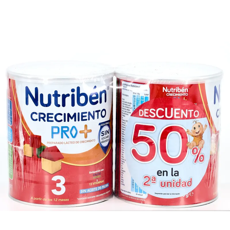 NUTRIBEN CRECIMIENTO 3 2X800 G NUTRIBEN CRECIMIENTO 3 2X800 G