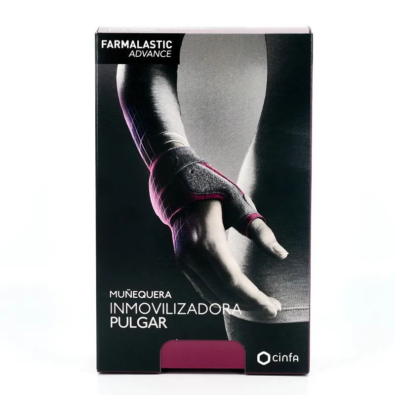 Farmalastic Advance Muñequera Inmovilizadora Pulgar T2, 1Ud Farmalastic Advance Muñequera Inmovilizadora Pulgar T2, 1Ud