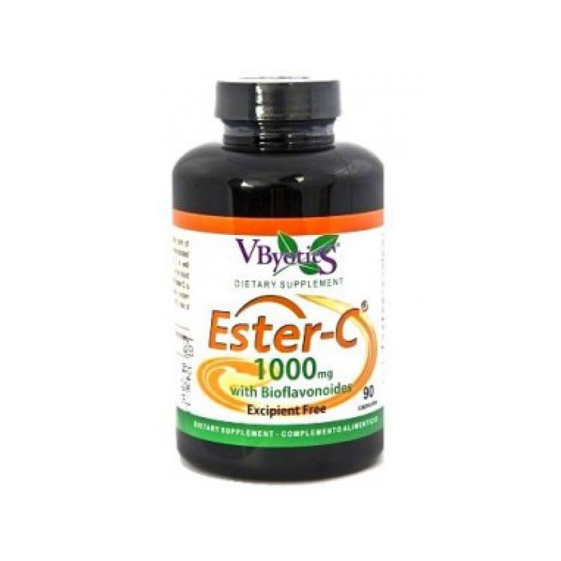 Vbyotics Ester C + Bioflavonoides 1000 mg, 90 Cápsulas