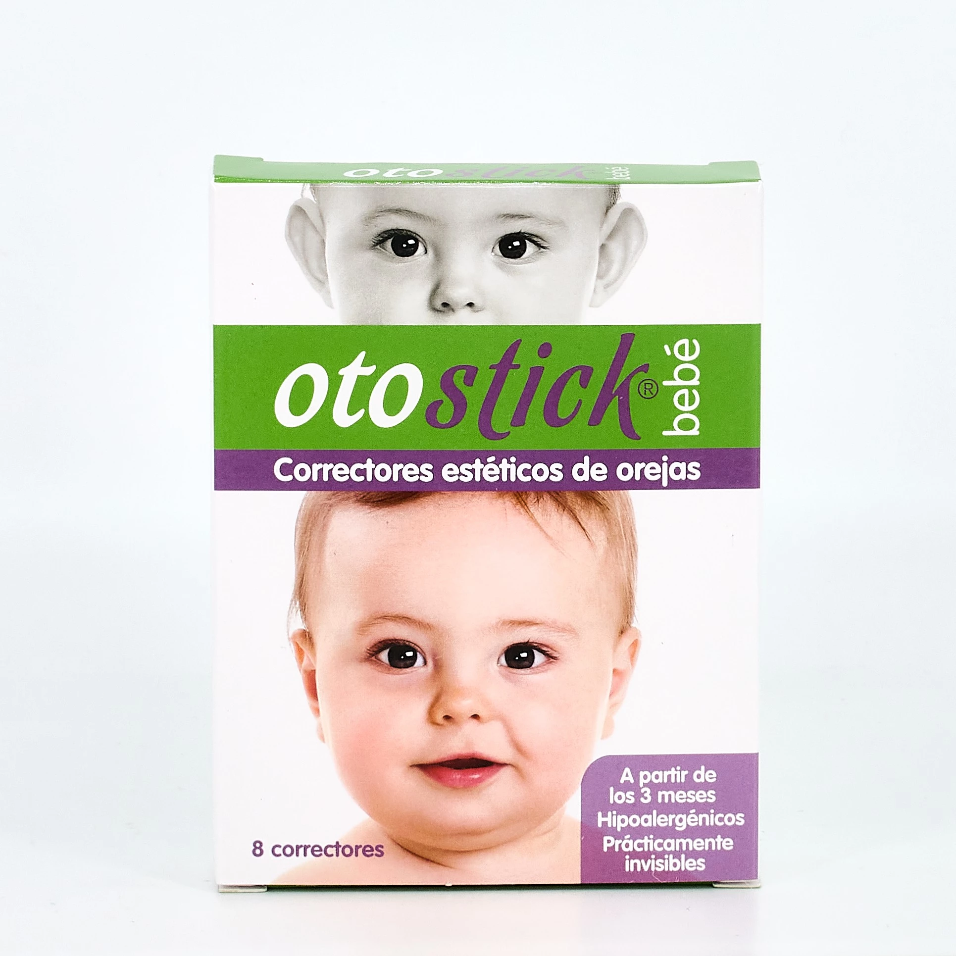 Otostick bebé, 8 correctores + 1gorro.