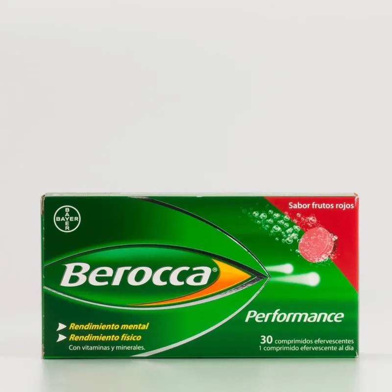 Berocca Performance Frutos rojos 30 Comprimidos efervescentes Berocca Performance Frutos rojos 30 Comprimidos efervescentes