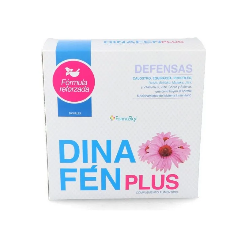 Dinadiet Dinafen Plus, 20 Viales. Protege el sistema inmune. 