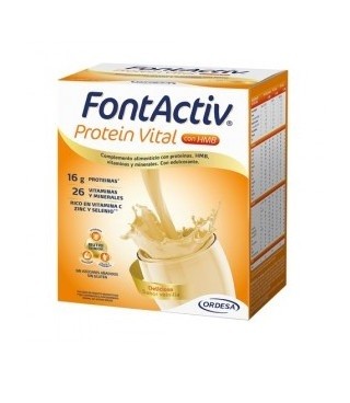 FontActiv Protein Vital Vainilla, 14 Sobres