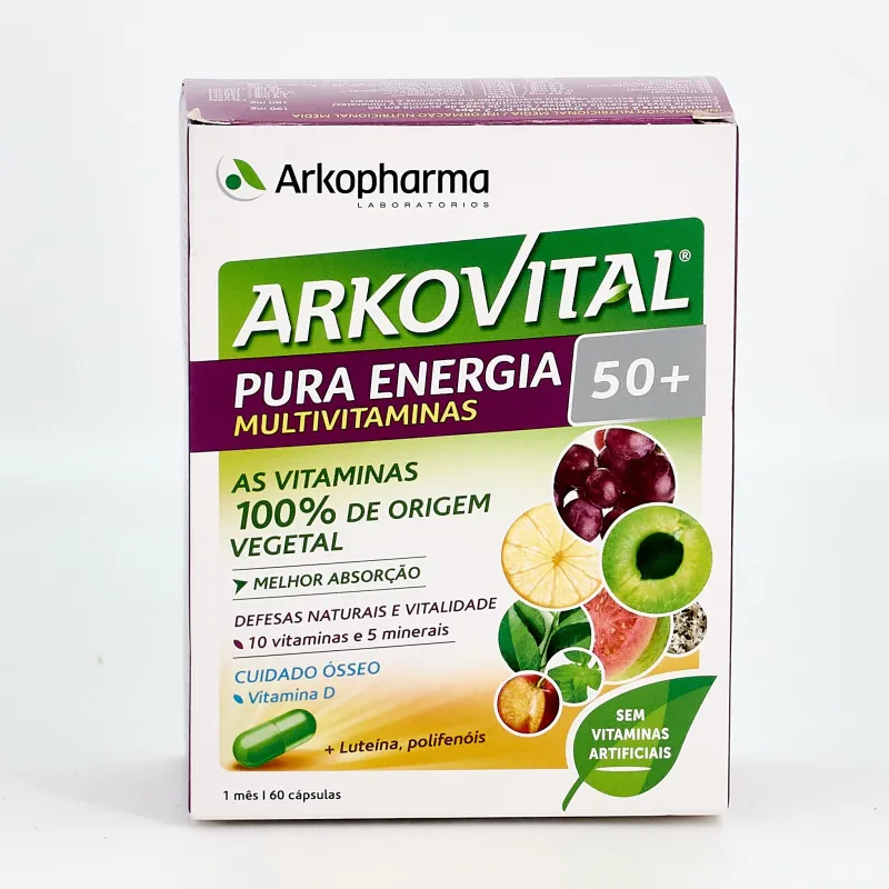 ARKOVITAL PURA ENERGIA SENIOR +50 60 COMPRIMIDOS ARKOVITAL PURA ENERGIA SENIOR +50 60 COMPRIMIDOS