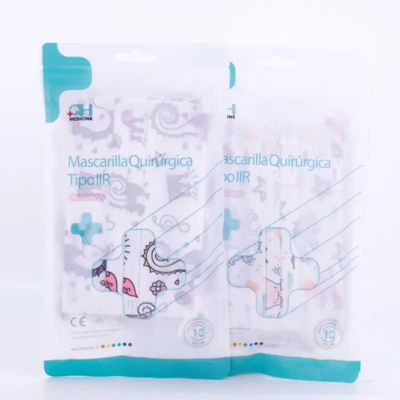 Mascarilla Quirúrgica Infantil Dibujo Blancas, 10 Uds. Mascarilla Quirúrgica Infantil Dibujo Blancas, 10 Uds.
