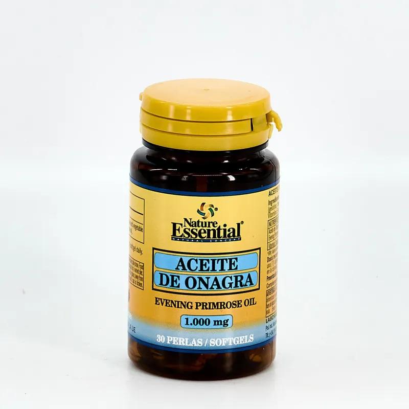 Nature Essential Aceite De Onagra 1000mg, 30 cápsulas Nature Essential Aceite De Onagra 1000mg, 30 cápsulas