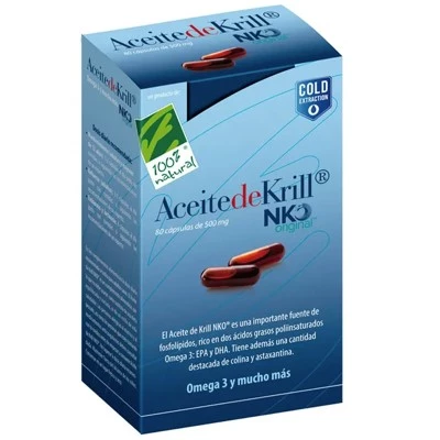 NKO Aceite de Krill, 80perlas.