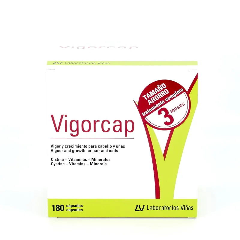 Vigorcap Cabello y Uñas, 180Cápsulas. Vigorcap Cabello y Uñas, 180Cápsulas.