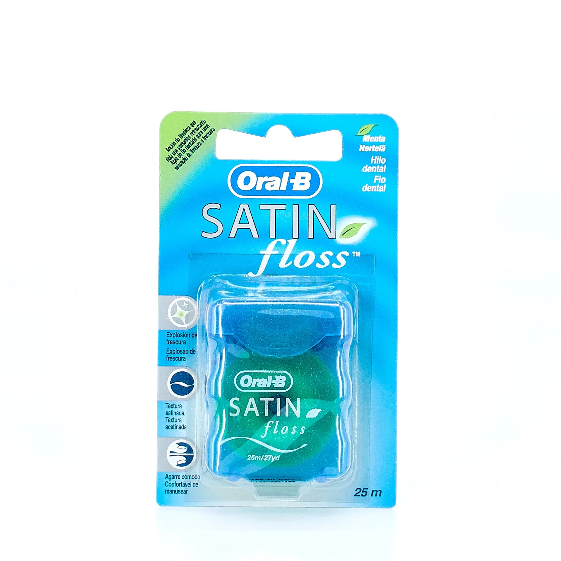 Ambiente tarde repertorio Comprar Oral-B Satin Floss hilo dental sabor menta, 25 m. Limpieza bucal.  al mejor precio|Farmacia Barata