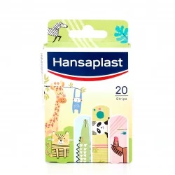 Hansaplast Apósitos Infantiles Animales 19x72 mm, 20 tiritas