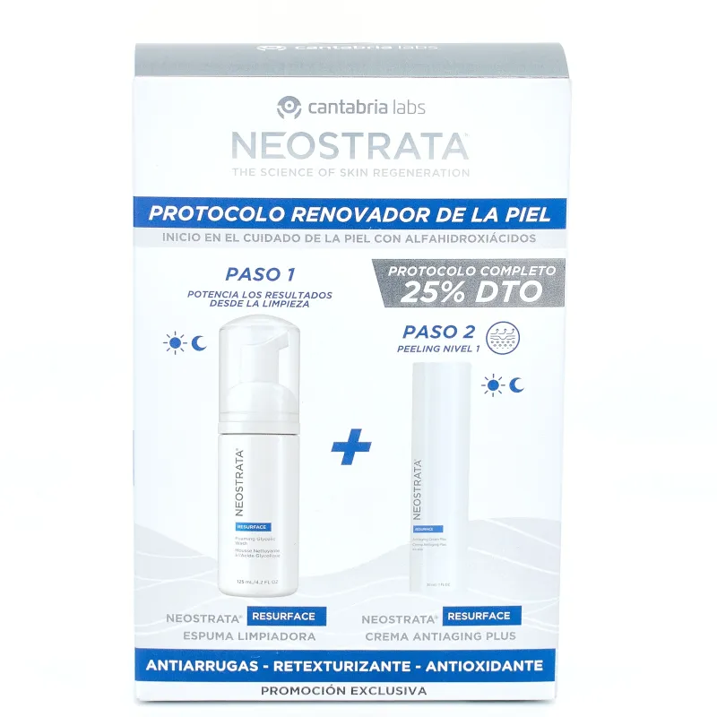 Neostrata Resurface Pack protocolo antioxidanteEOSTRATA RESURFACE PACK PROTOCOLO ANTIOXIDANTE Neostrata Resurface Pack protocolo antioxidanteEOSTRATA RESURFACE PACK PROTOCOLO ANTIOXIDANTE