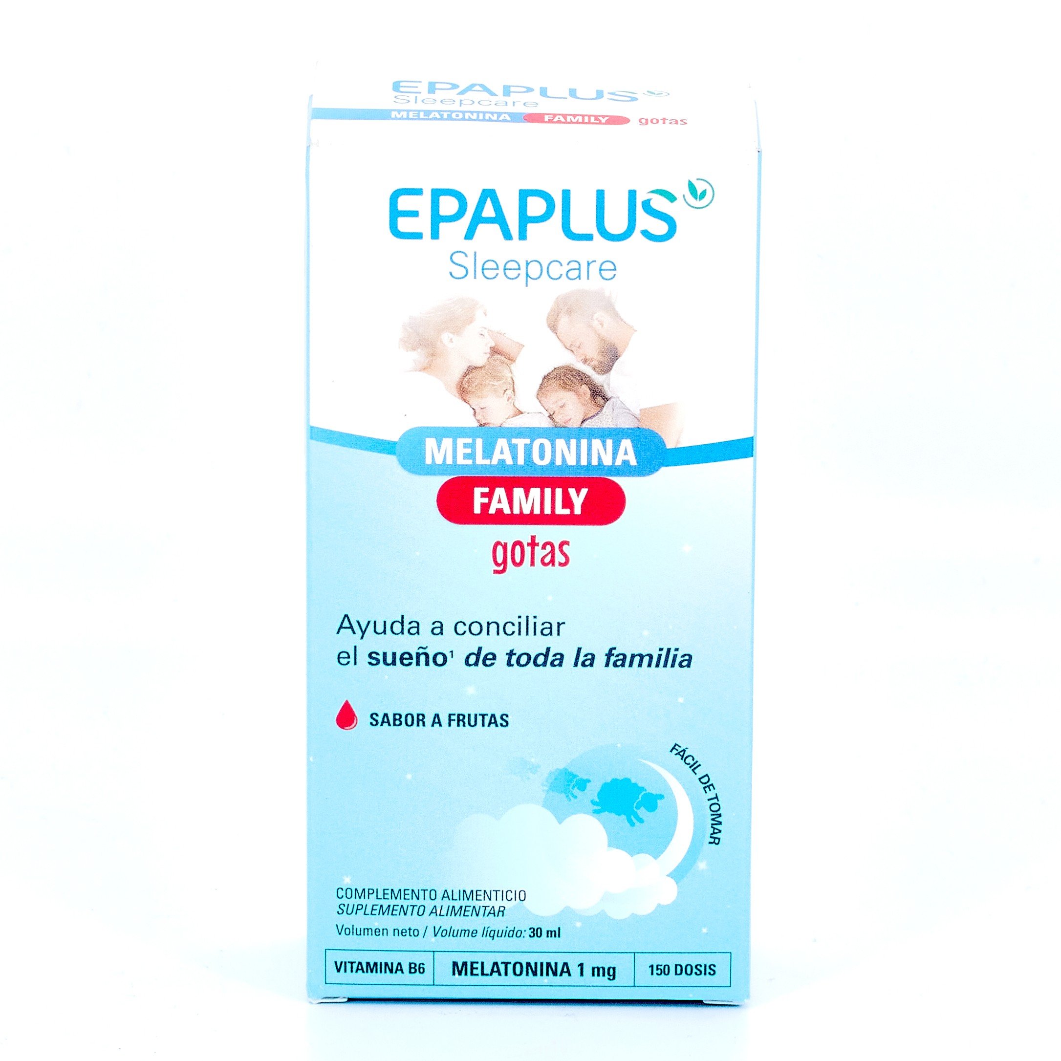 EPAPLUS SLEEPCARE MELATONINA FAMILY GOTAS 1 BOTE 30 ML SABOR A FRUTAS