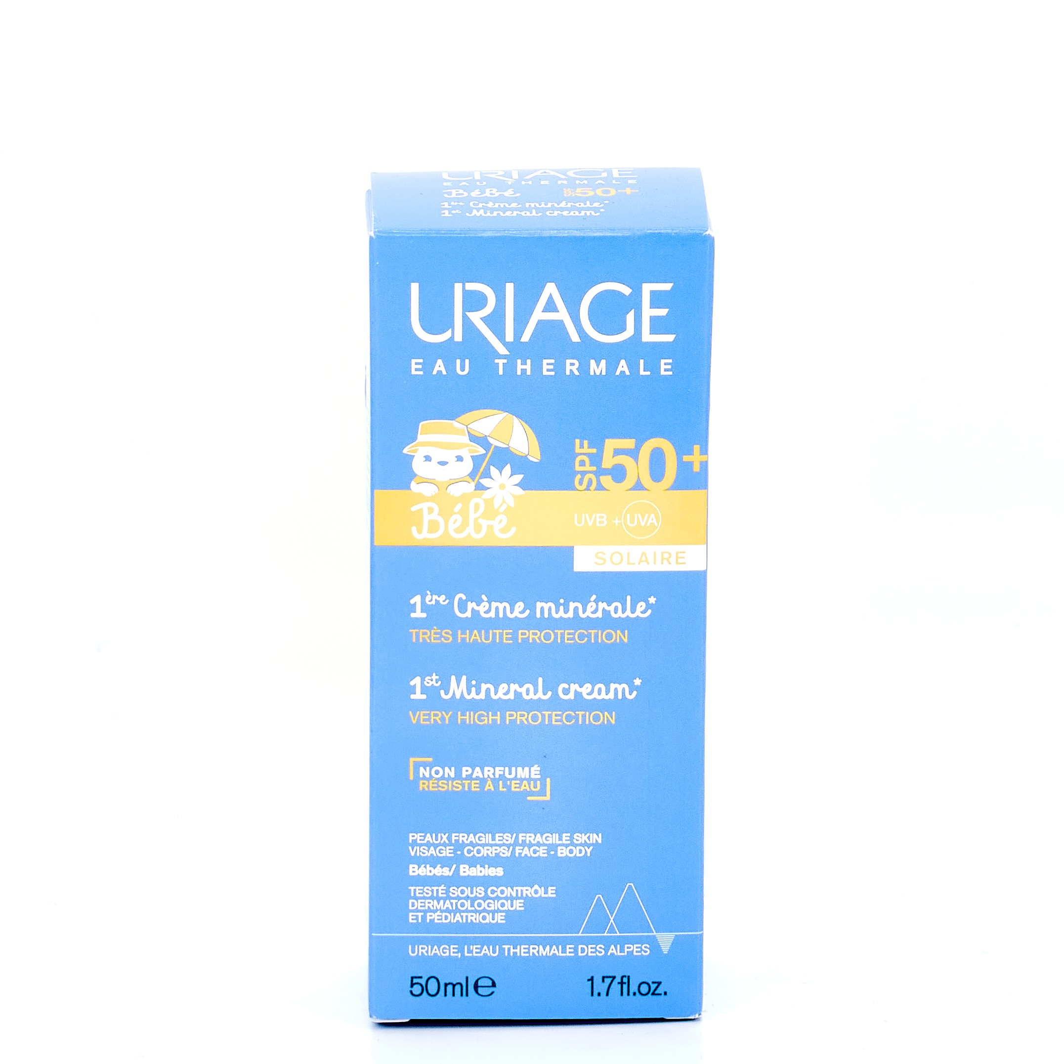 URIAGE BEBE 1ERA CREMA MINERAL SPF50+ 1 ENVASE 50 ML