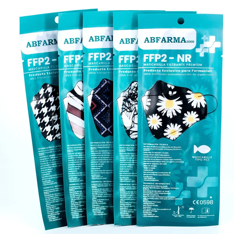 MASCARILLA FFP2 PEZ ESTAMPADO MASCARILLA FFP2 PEZ ESTAMPADO