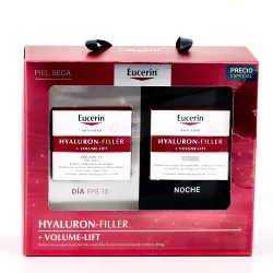 Eucerin Pack Hyaluron-filler Volume Lift Día-Noche pieles secas