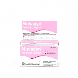 Muvagyn Probiótico Vaginal, 10 Cápsulas. 