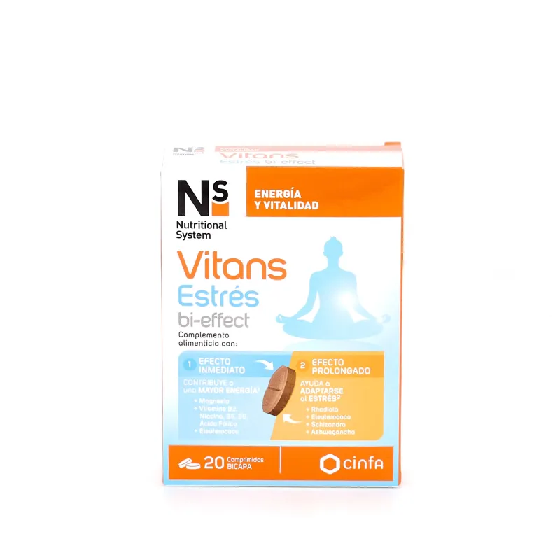NS Vitans estrés bi-effect, 20 comprimidos