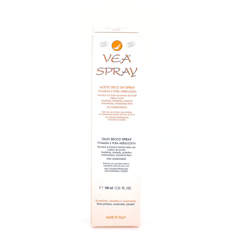 Vea Spray Aceite Corporal Seco, 100ml. Vea Spray Aceite Corporal Seco, 100ml.