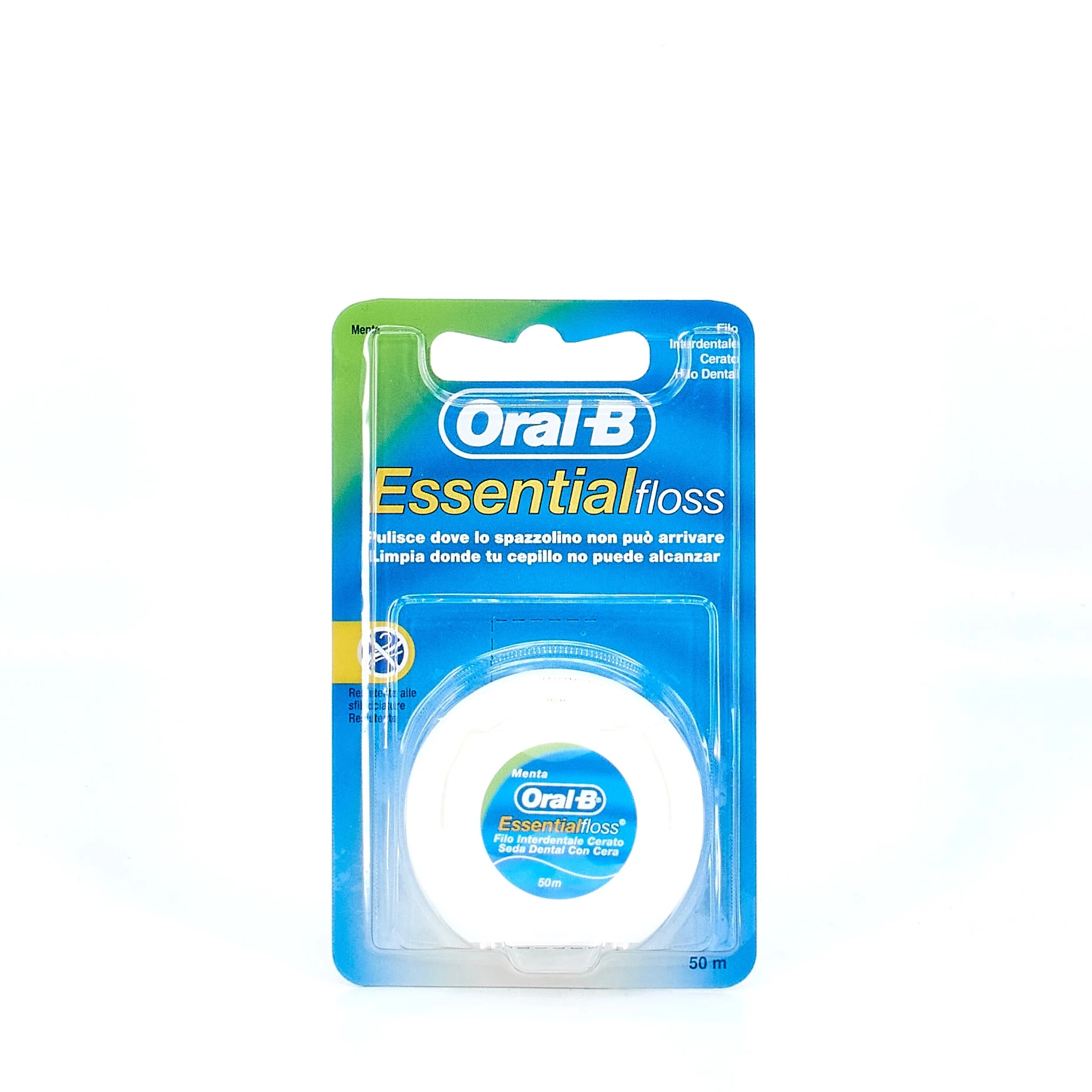 Oral-B Essential Floss Seda Dental con Cera Sabor Menta 50 m