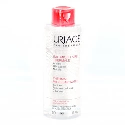 Uriage agua termal micelar pieles sensibles con rojeces, 500ml.