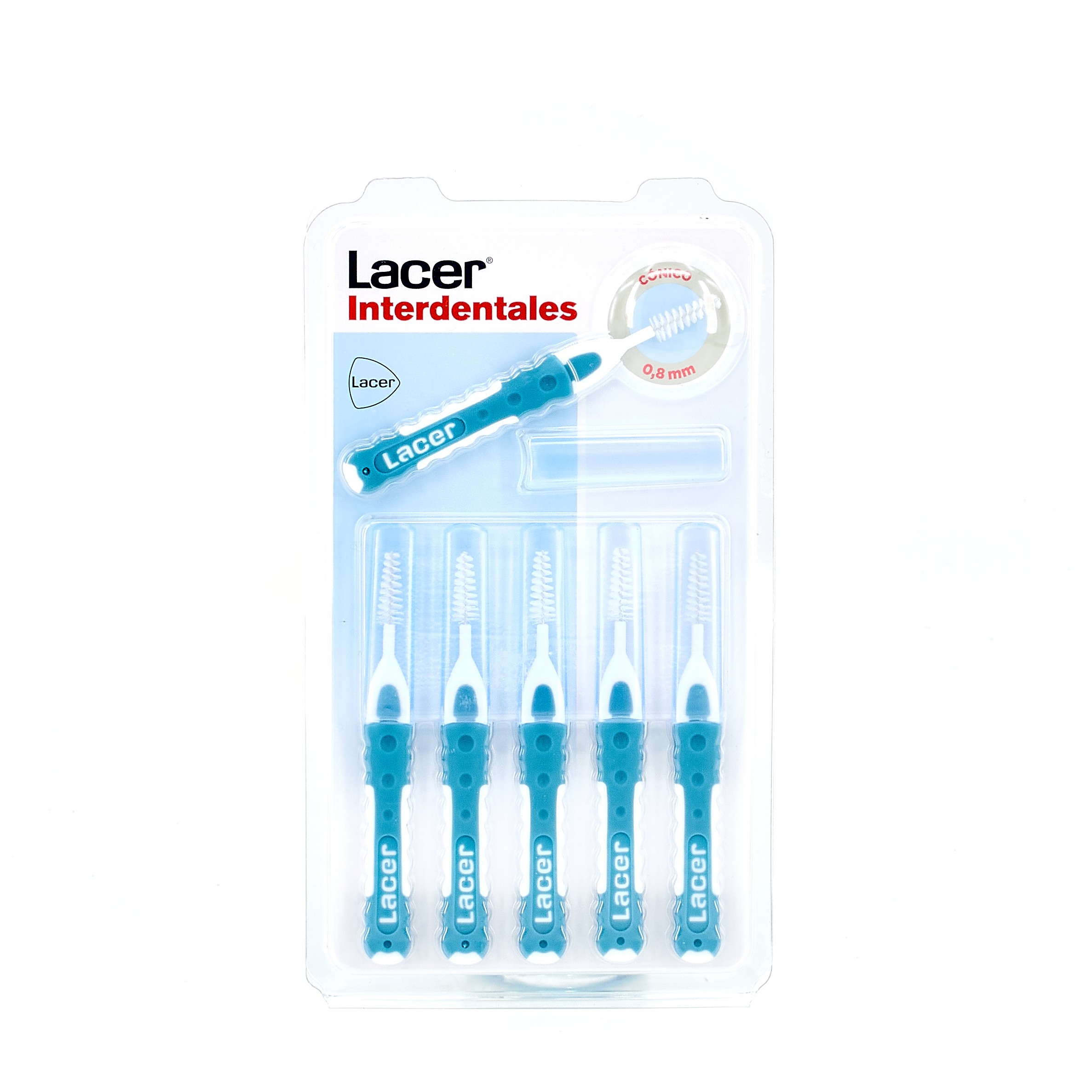 Lacer Cepillo Interdental Recto Cónico, 6U.