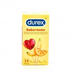 Durex Tuttifruti 12 preservativos.