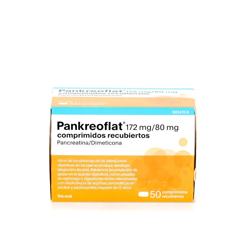 Pankreoflat 50 grageas Pankreoflat 50 grageas