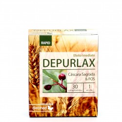 DietMed Depurlax Rapid, 30 Comprimidos. Laxante natural. 