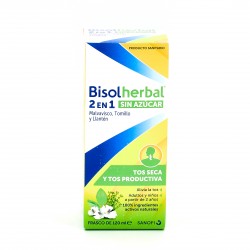 BISOLHERBAL 2 EN 1 MALVAVISCO, TOMILLO Y LLANTEN 1 ENVASE 120 ML