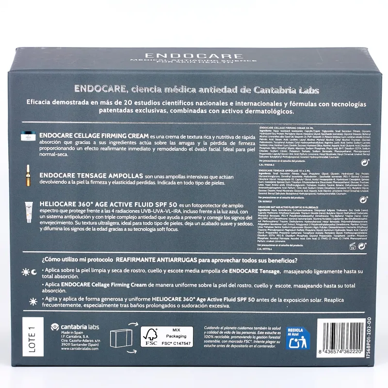 ENDOCARE PROTOCOLO REAFIRMANTE ANTIARRUGAS ENDOCARE PROTOCOLO REAFIRMANTE ANTIARRUGAS