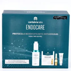 Endocare Protocolo redensificante antiarrugas: serum cellage + ampolla + Heliocare age activ